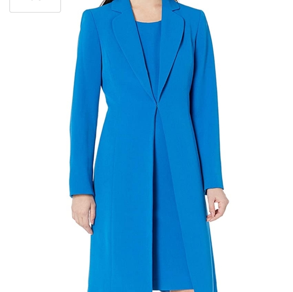 Le Suit Dresses & Skirts - NWT! 2pc Le Suit Dress Blazer Coat Jacket Blue 10
